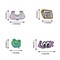 70Pcs Random Assorted Embroidered Iron on Patches, Cute Sewing Applique for Jackets, Hats, Backpacks, Jeans, DIY Accessories
